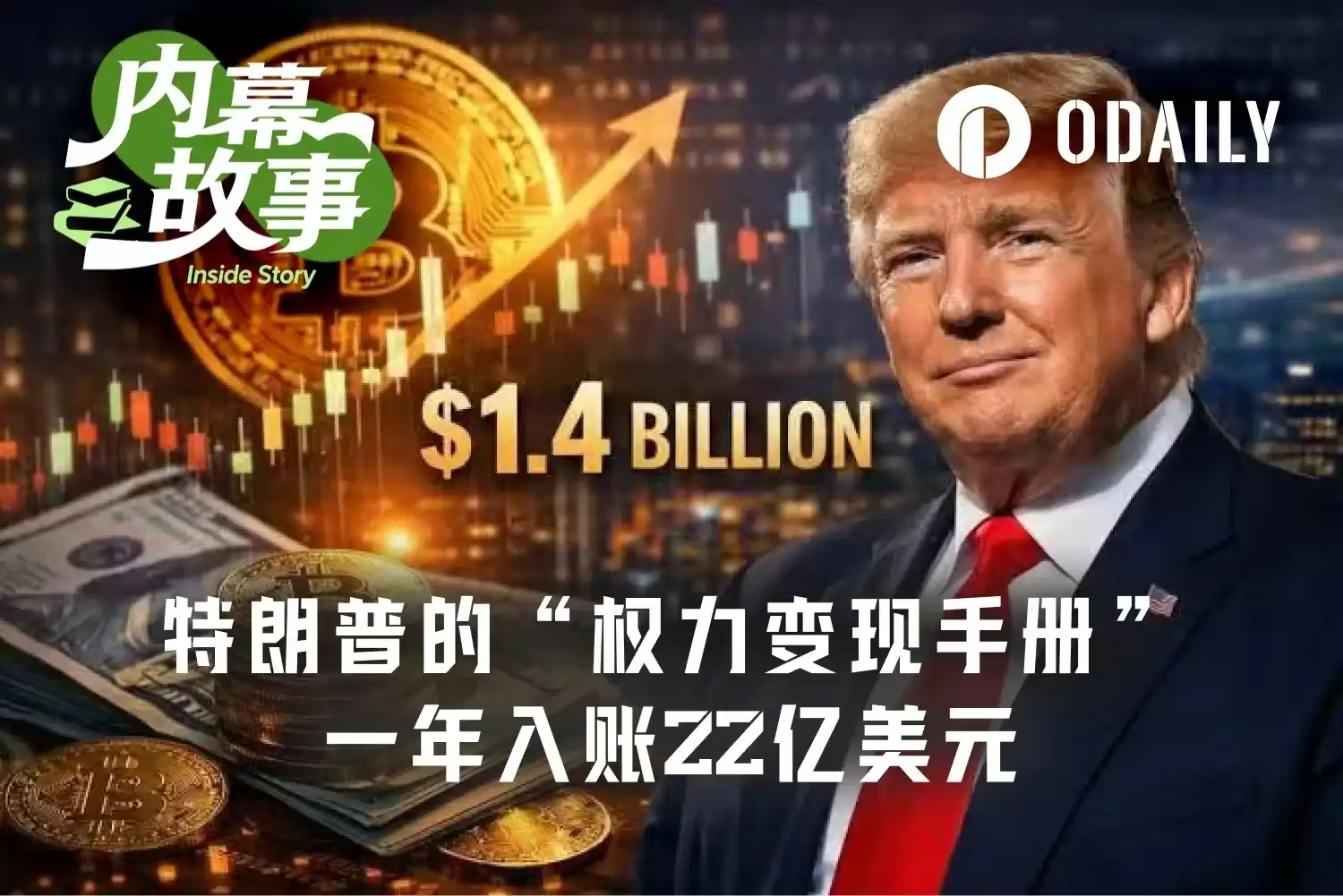 Trump Earns 2.2 Billion USD Annually, 2/3 from Cryptocurrency, with an Average of 87 Stock Trades Daily