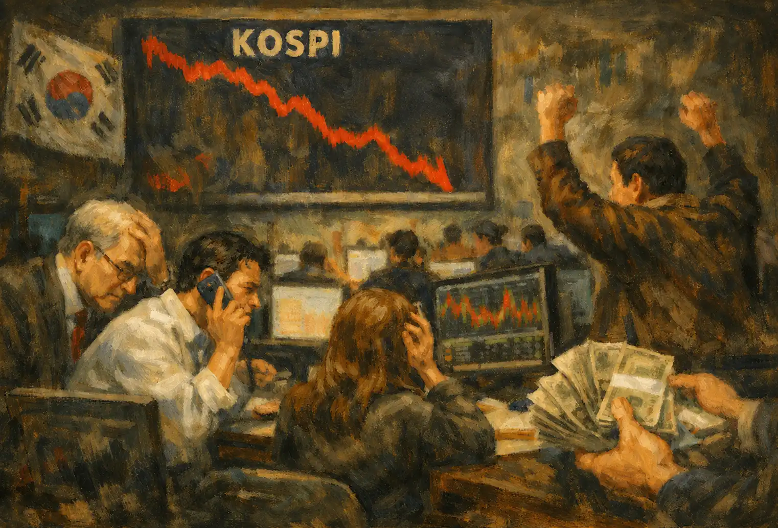 Korean Stock Market Plunge Deterring Retail Investors? Upbit Trading Volume Soars 436% in a Single Day, Funds Accelerate Backflow to Crypto
