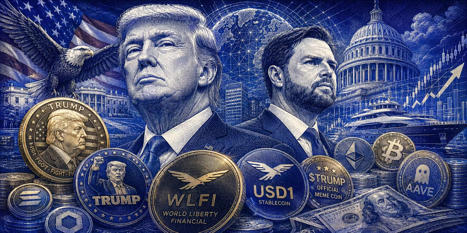 Кто самый успешный зарабатывающий мужчина в криптоиндустрии? Трамп заработал более $1,4 миллиарда в 2025 году.