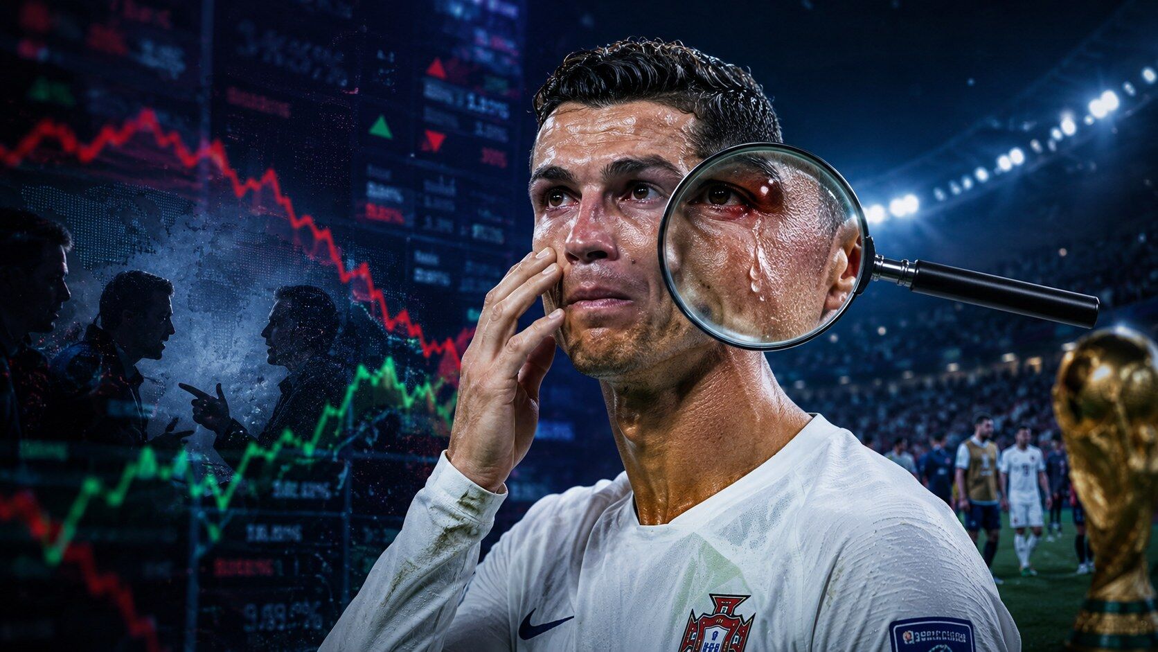 After C Ronaldo's Teary Farewell, Polymarket Stages a 'Tear Verification' Drama