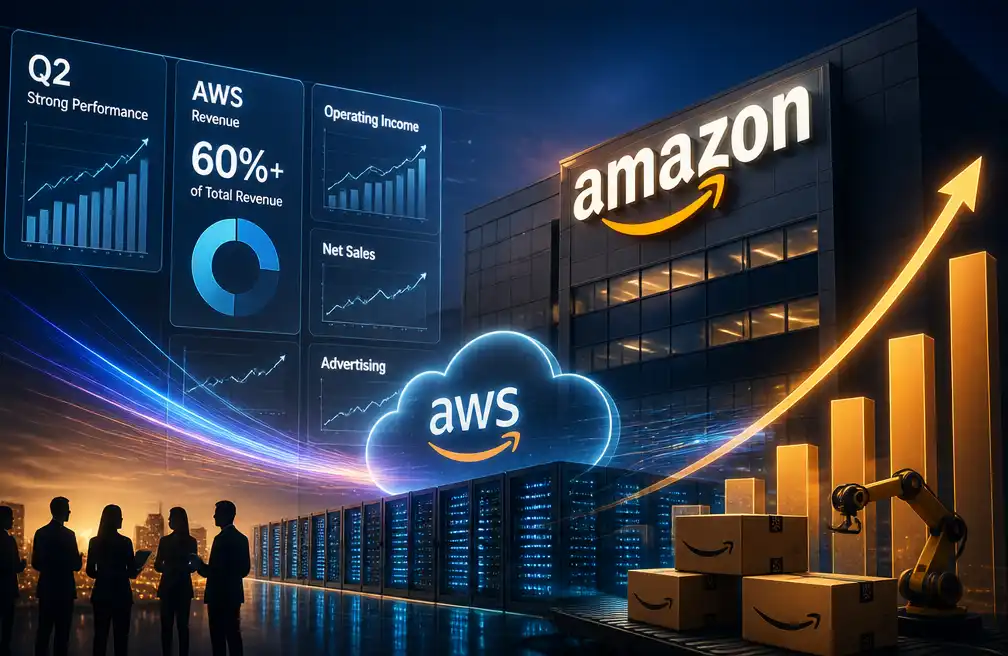 AWS Accounts for 60% of Operating Profit, Amazon Delivers Q2 Results with No Weak Spots