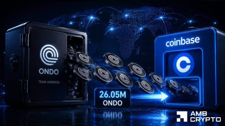 Кошелек, связанный с командой Ondo, перевел 26 млн токенов на Coinbase – Ждет ли продажа?