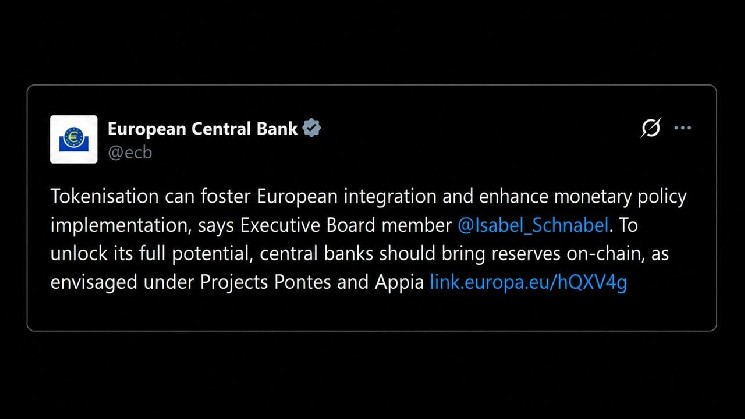 ECB's Schnabel says central bank money 'should move to blockchain'