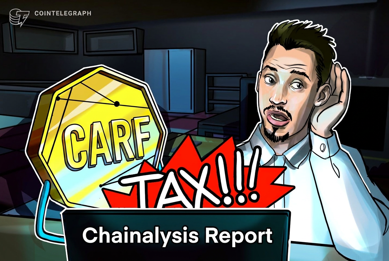 Chainalysis estima 457.000 millones de dólares en actividad cripto sujeta a impuestos y dice que CARF no detecta la mayoría