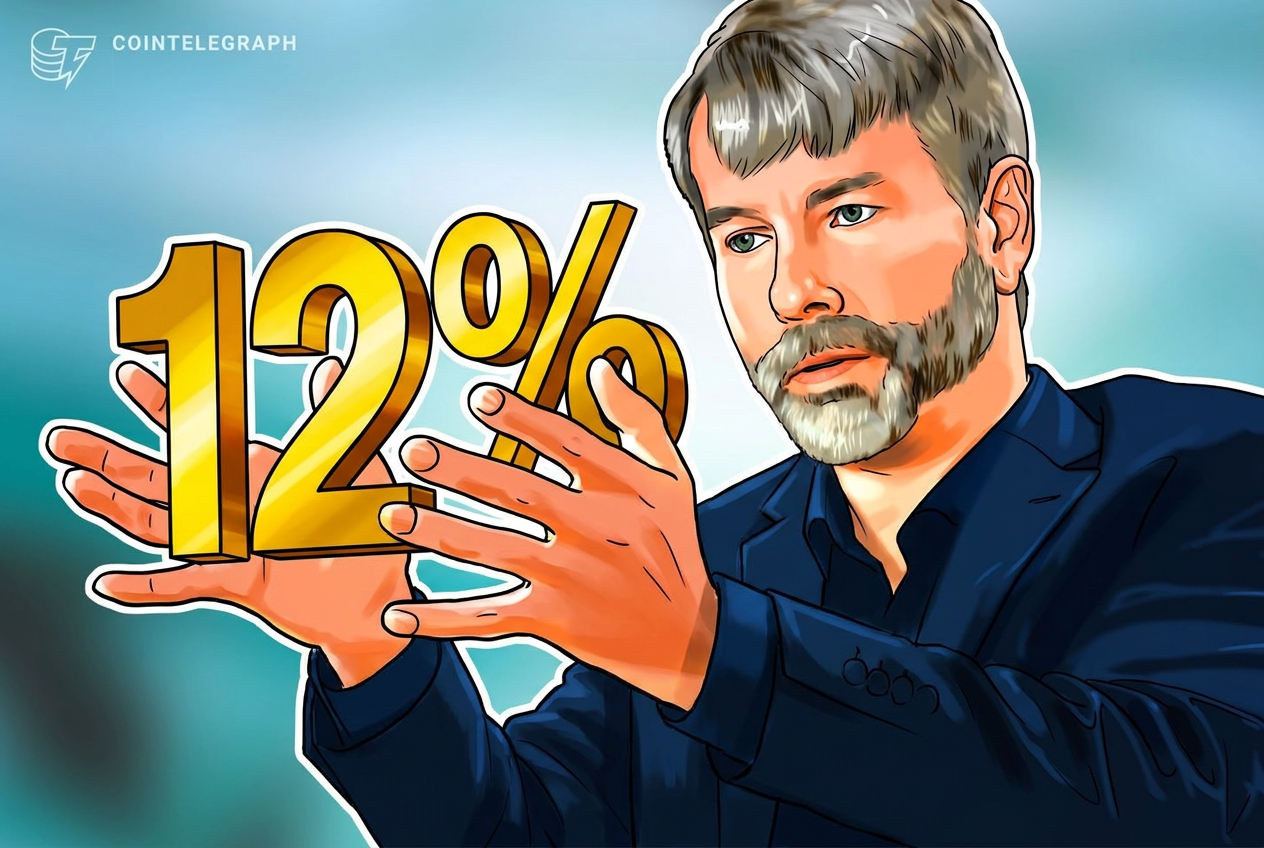 Strategy leaves preferred STRC dividend at 12% as price still below par