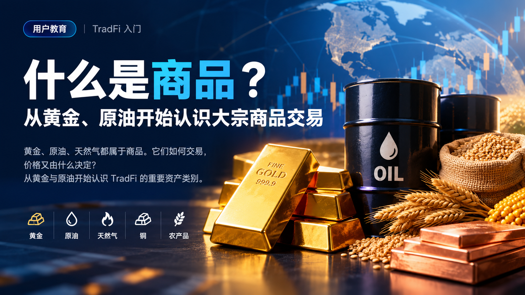 Qu'est-ce qu'une marchandise ? – Comprendre le trading des matières premières à partir de l'or et du pétrole brut