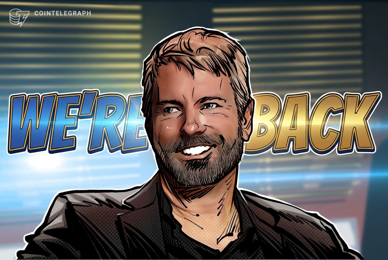 Saylor signals Strategy is ‘Back’ to Bitcoin buying