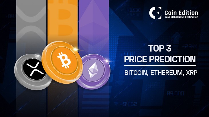 Top 3 Price Forecasts: Bitcoin (BTC), Ethereum (ETH) and XRP (XRP)