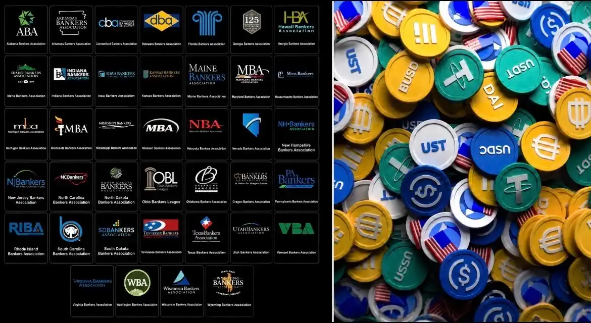 Banks Fight Back Against Stablecoins? 39 State Associations in the US Form BankChain, Targeting Launch of Their Own Chain by 2027