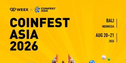 WEEX выступит на Coinfest Asia 2026, AI Trading Lounge откроется на Бали 20 августа