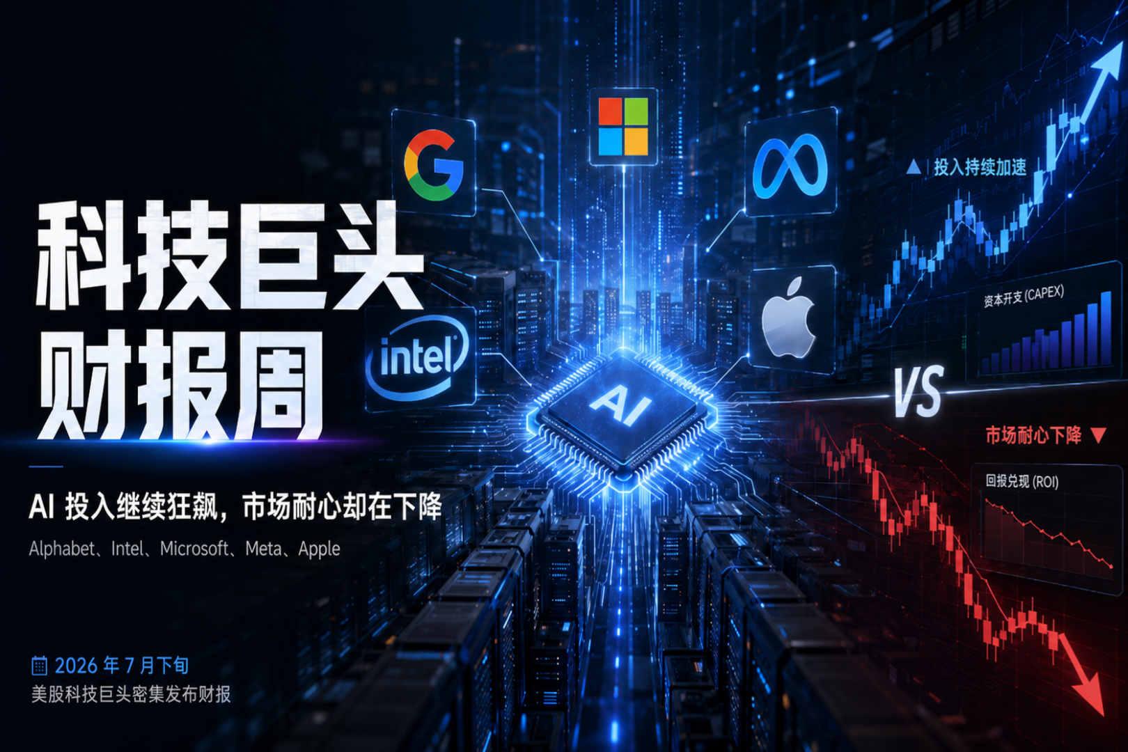 When the Market Begins to Question AI Capex: A Full Analysis of Q2 Earnings Reports from Five Tech Giants