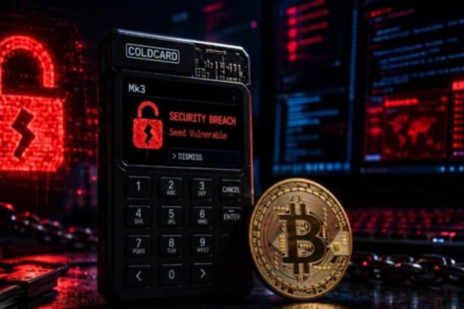 Уязвимость Coldcard привела к краже $89 млн и вызвала самую масштабную миграцию средств в блокчейне после краха FTX