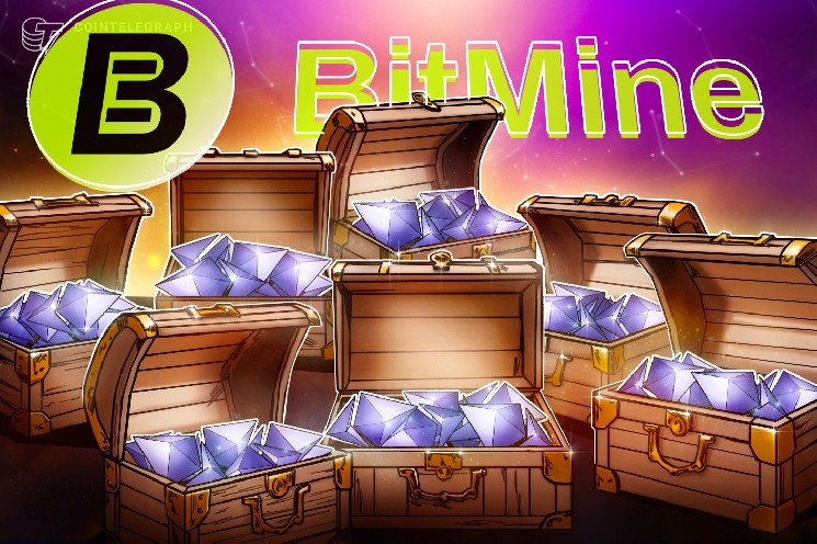 Bitmine prévoit 334 millions de dollars de revenus annuels provenant du staking avec un trésor de cryptomonnaies de 15,8 milliards de dollars