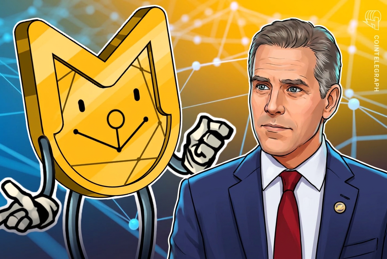 El hijo de Joe Biden lanzará un memecoin y lo enviará a los tenedores de TRUMP: WSJ