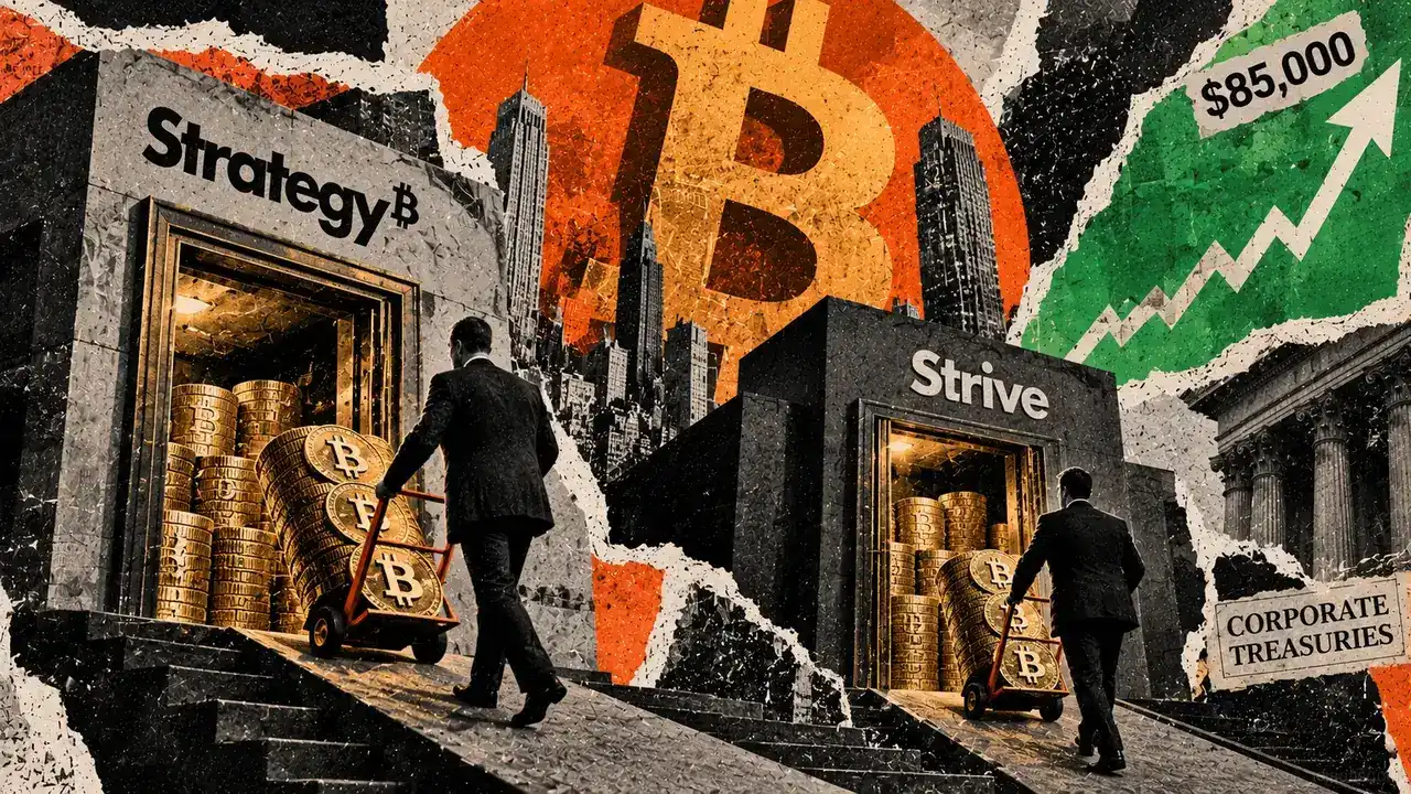 浮亏转盈，两大上市公司出手：Strategy 与 Strive 增持 2305 枚比特币