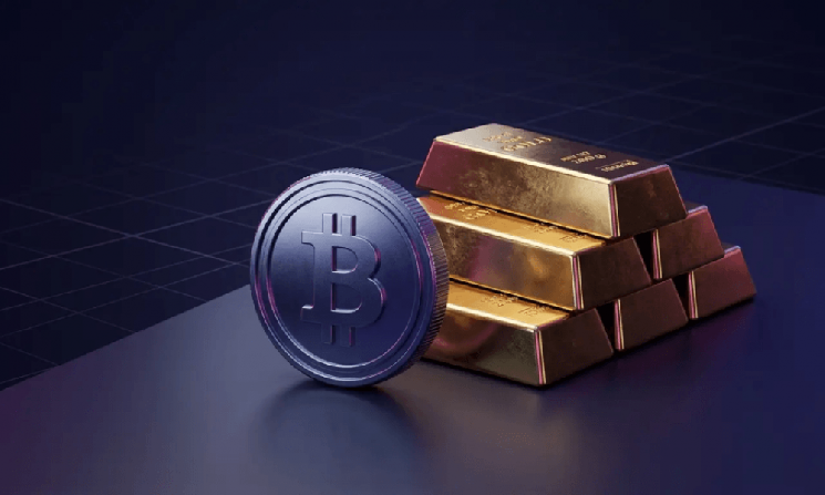 一枚比特币可购买略超18盎司黄金——这是自一月份以来的最高水平