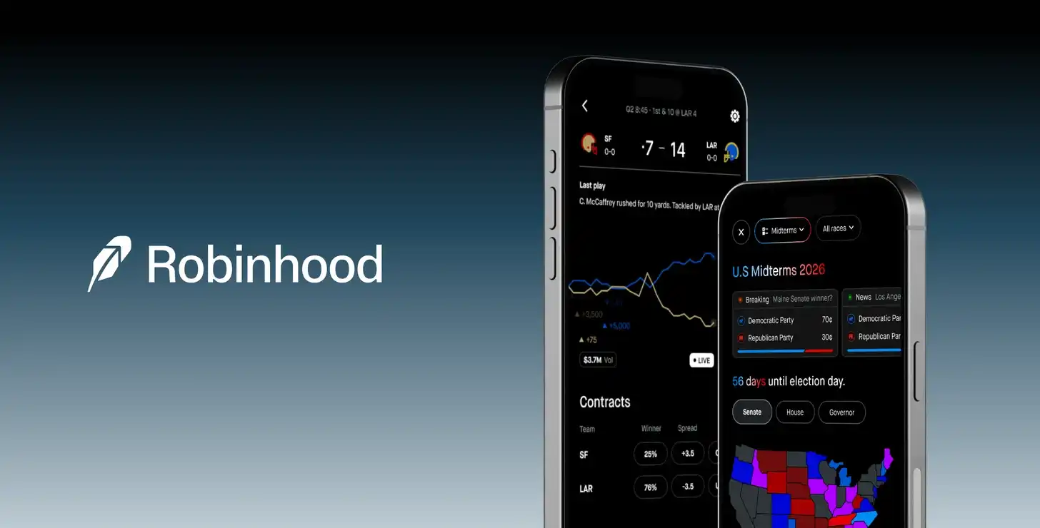 Robinhood Teams Up with Crypto.com to Enter Prediction Market, Wall Street Eyes $5 Billion Pie