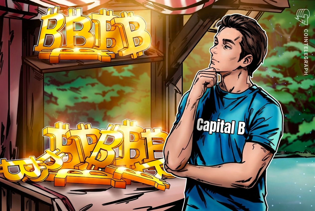 Capital B добавляет 376 биткойнов при покупке на $29 млн, увеличив запасы до 3521 BTC
