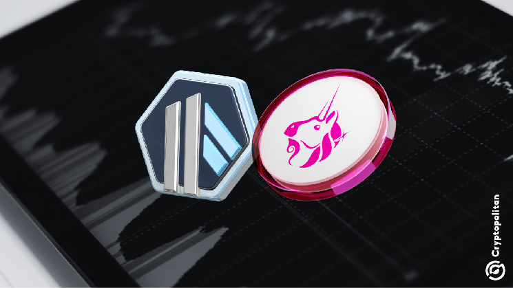 UNI выросли на 39%, ARB удвоились за неделю, поскольку сеть Robinhood побила рекорды по объему торгов