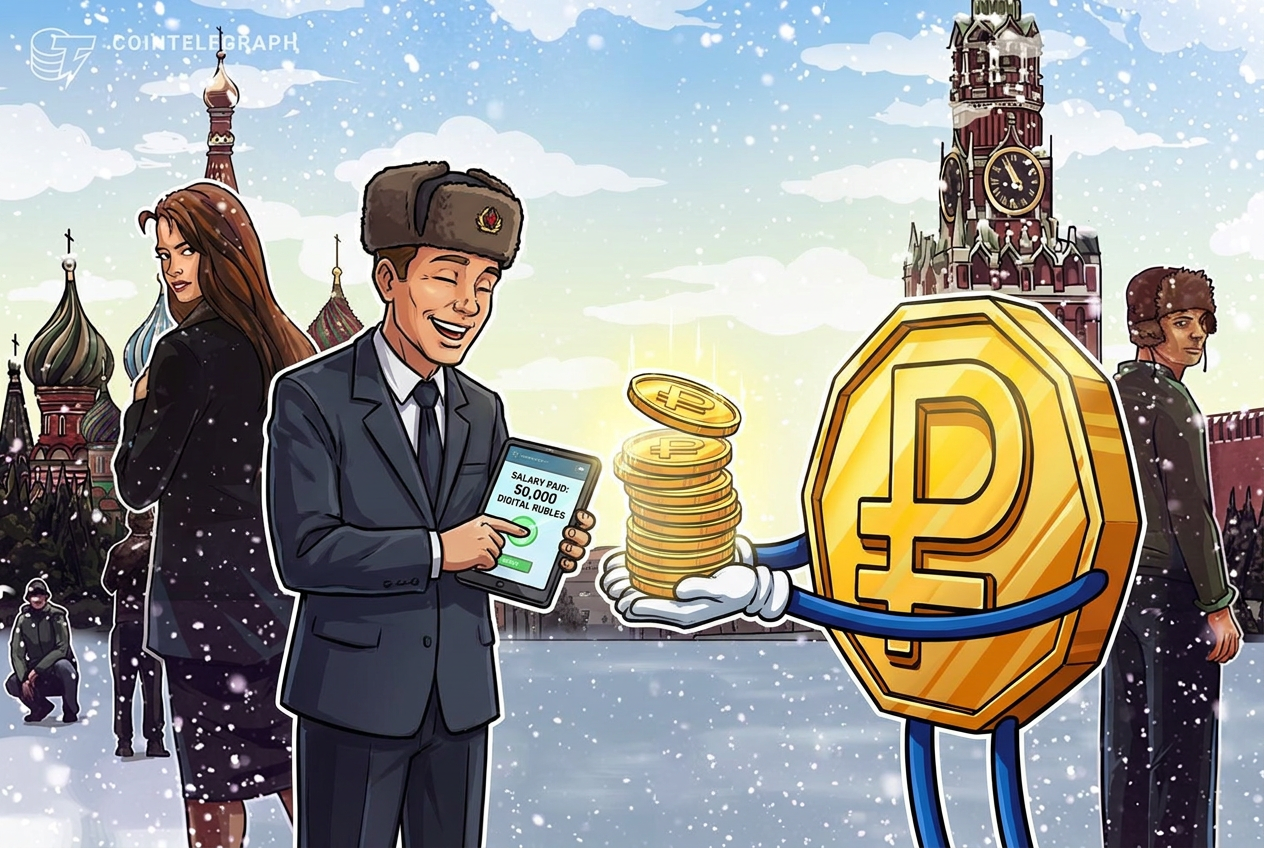 El Ministerio de Finanzas de Rusia paga salarios en rublos digitales por primera vez