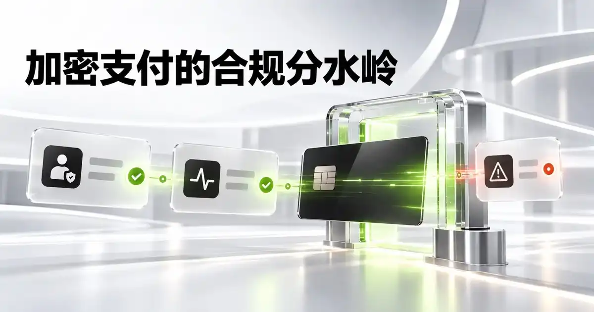 加密支付走向主流:合规能力将决定服务商的长期竞争力