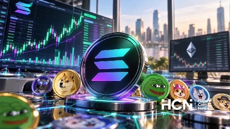 Solana вернула 91% рынка мемкоинов после снижения активности Robinhood Chain